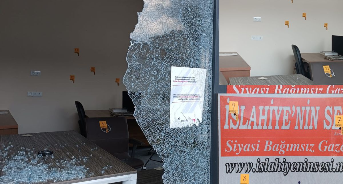Gazete bürosuna silahlı saldırı!