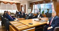 Oğuzeli Belediye Başkanı Bekir Öztekin, Gaziantep Büyükşehir Belediye Başkan Vekilleriyle buluştu