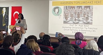 Gaziantep'te 'Kadının Toplumdaki Yeri' Konulu Sunum Büyük İlgi Gördü