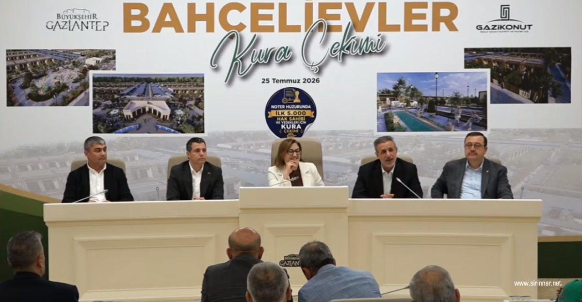 Gaziantep Bahçelievler Projesi'nde Kura Sonuçlandı: ...