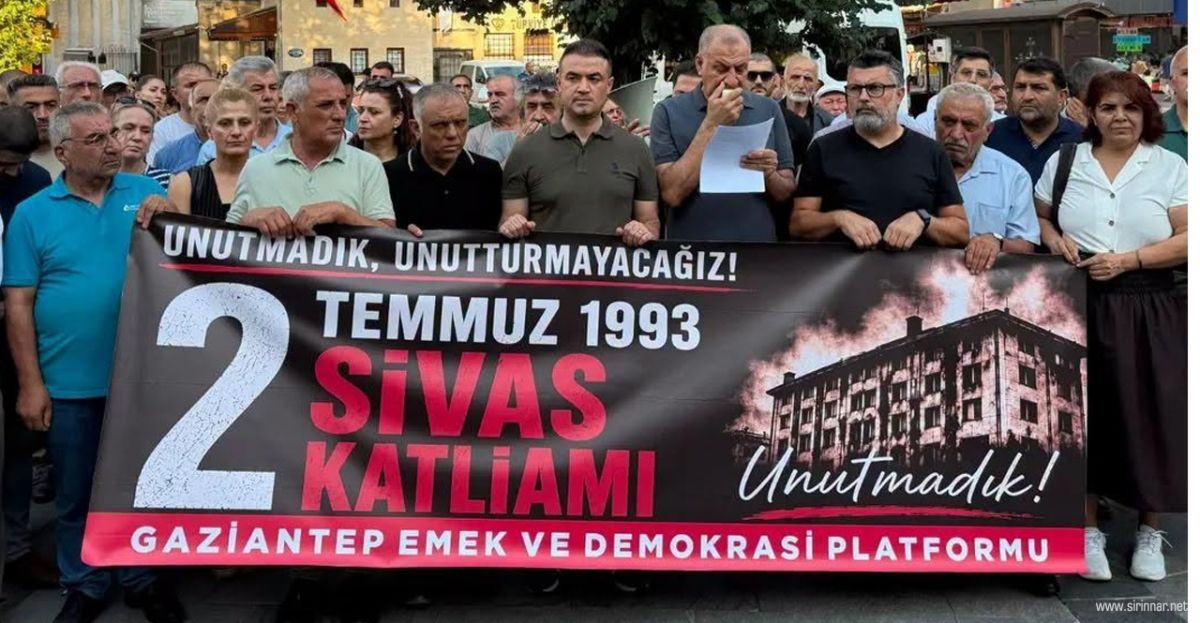 Gaziantep’te Sivas Katliamı Anması: 'Adalet ...