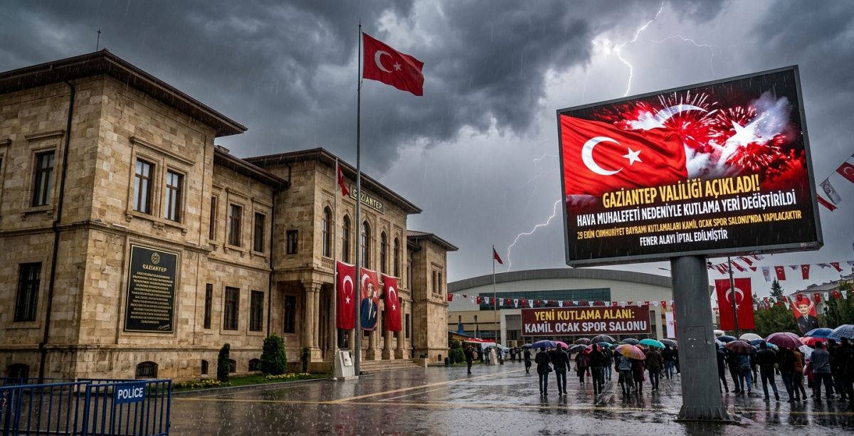 Gaziantep'te 29 Ekim Coşkusuna Hava ...