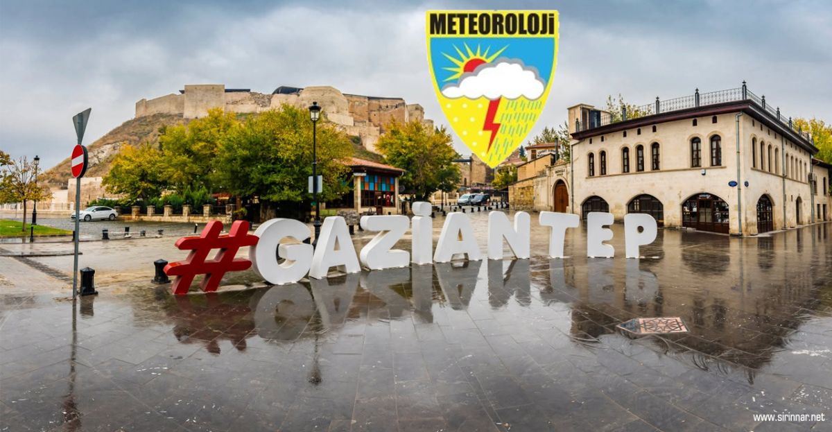 Gaziantep'e Sağanak Geliyor:Termometreler 7 Derece ...