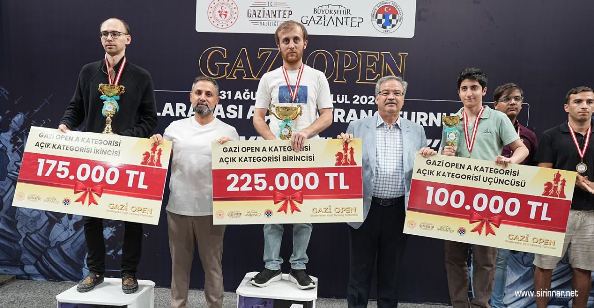 Gazi Open Satranç Turnuvası Sona ...