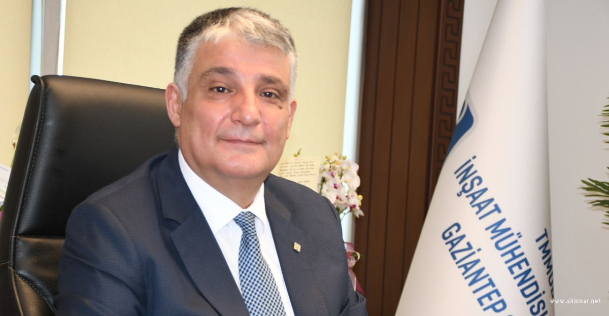 İMO Gaziantep Şube Başkanı Mehmet ...