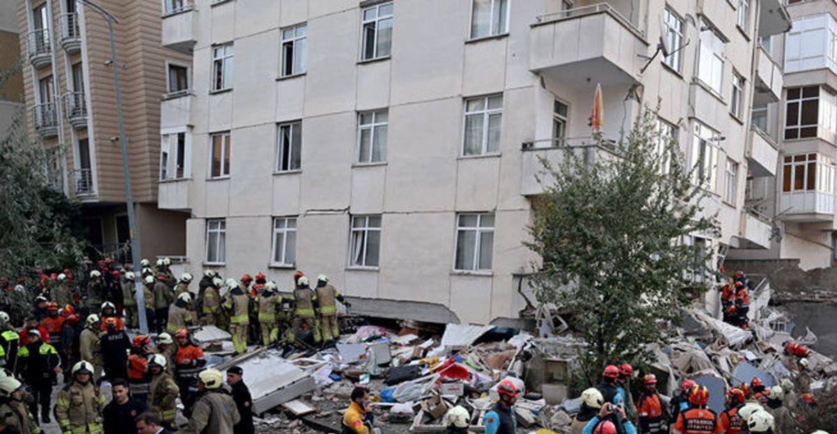 Maltepe’de bina çöktü: Kurtarma Çalışmaları ...