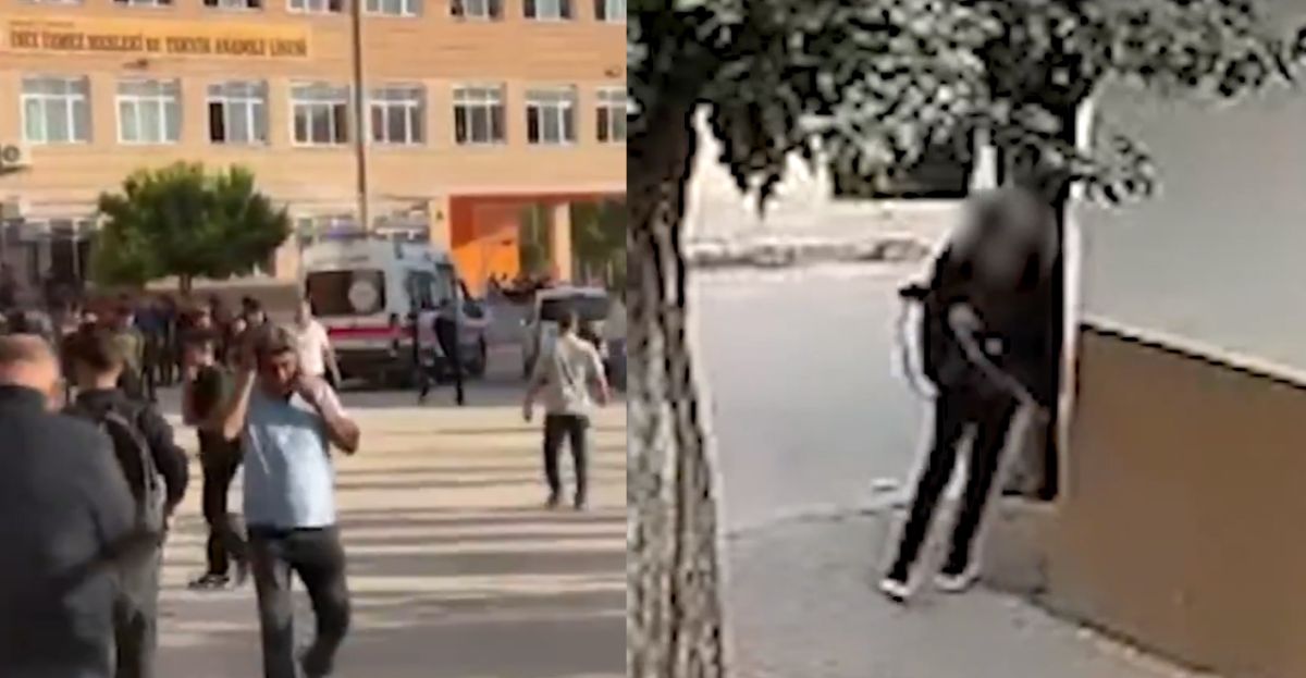 Manisa Turgutlu'da Lise Önünde Silahlı ...