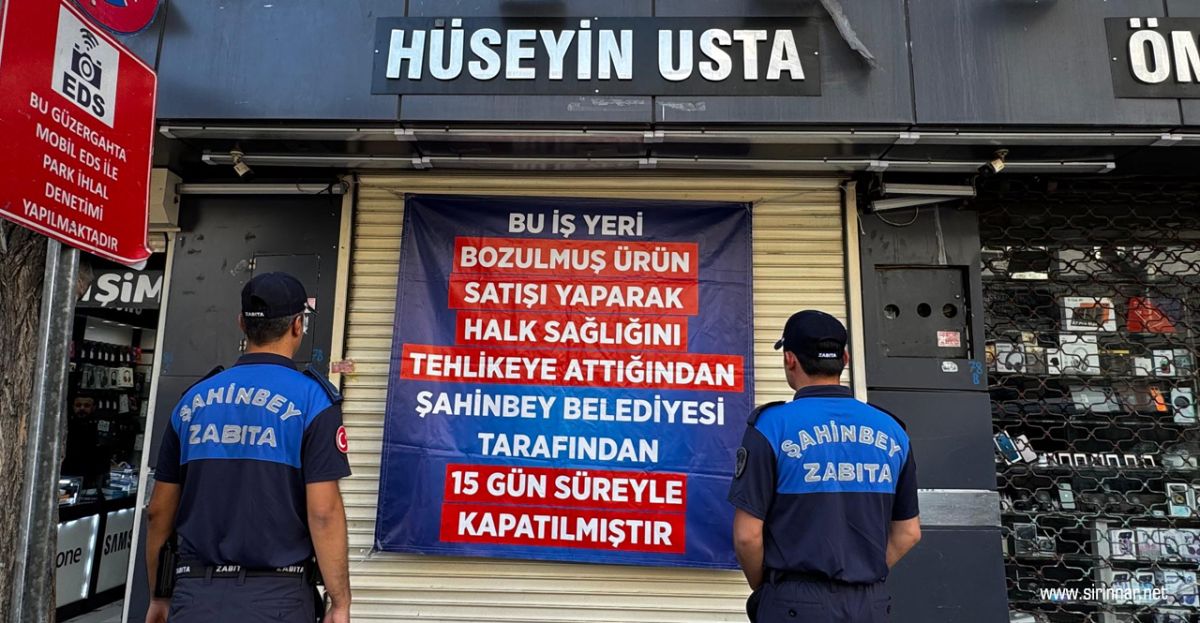 Şahinbey'de Gıda Denetiminde Sert Yaptırım: ...