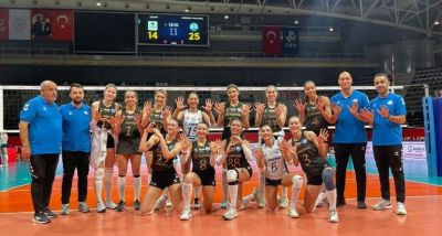 Merinos Voleybol, Ankara Deplasmanında İlbank'ı 3-0 Mağlup Etti