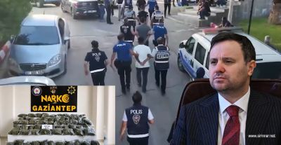 Gaziantep Merkezli 14 İlde 'Narko Kapan' Operasyonu: 382 Gözaltı