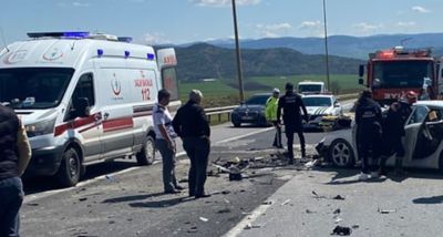 Gaziantep Nurdağı'nda feci kaza: İki ölü, iki yaralı